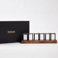 Nixie Tube Style Glow Alarm Clock Preassembled WiFi Time Sync Desktop Timer For Home Office Bedroom Ideal Gift For Teens Vue A4