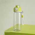 600 ML Sports Spray Water Bottle Heat Resistant Drinkware Drinking Straw Cup Leak Proof Reusable Plastic Water Bottle Fitness Vue Green 501-600ml