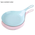 CC11Big Spoon Plate Handle Sauce Dish Plates Handled Serving Korean