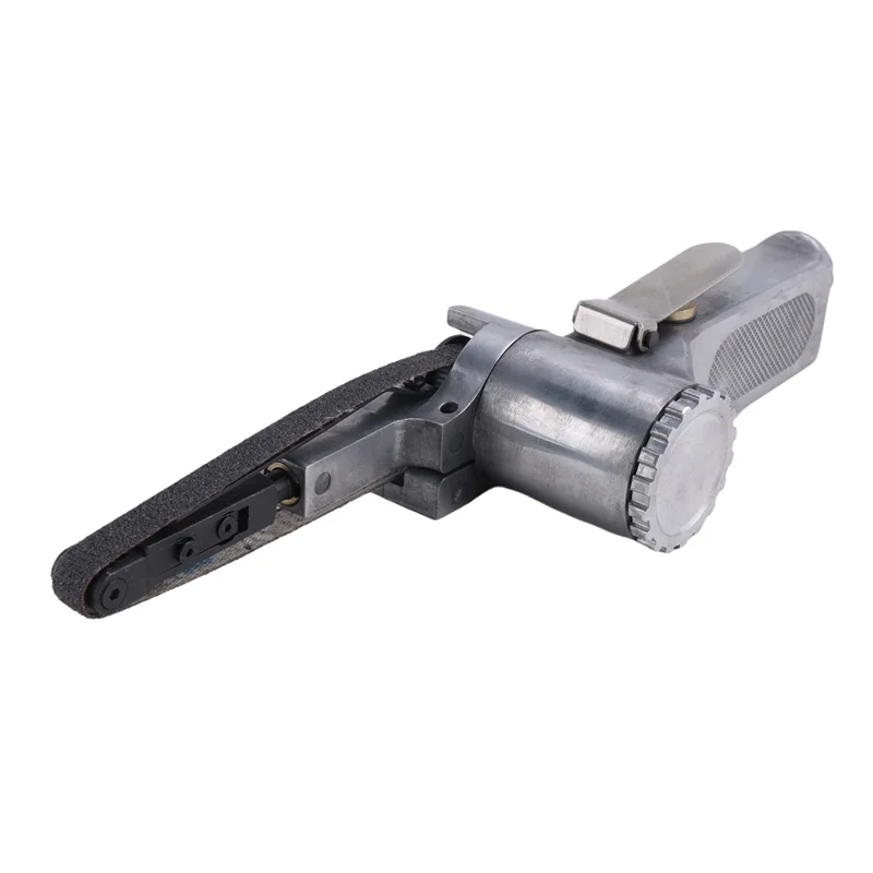 3/8Inch Air Belt Sander Air Angle Grinding Sanding Machine +Sanding Belts For Air Compressor Sanding Small Vue