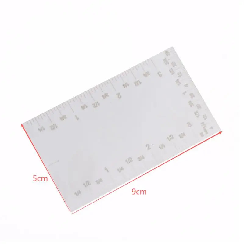 1Pcs Portable Square Edge Ruler Stainless Steel Marking Tool Woodworker Edge Rules Durable Pocket Ruler Vue