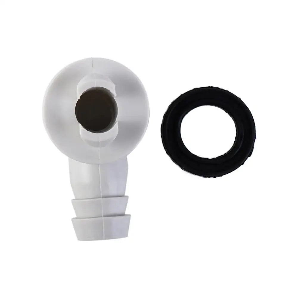 Durable with Rubber Ring Air Conditioning Drainage Tool Elbow Fitting Drain Hose Connector Drain Pipe Connector Vue