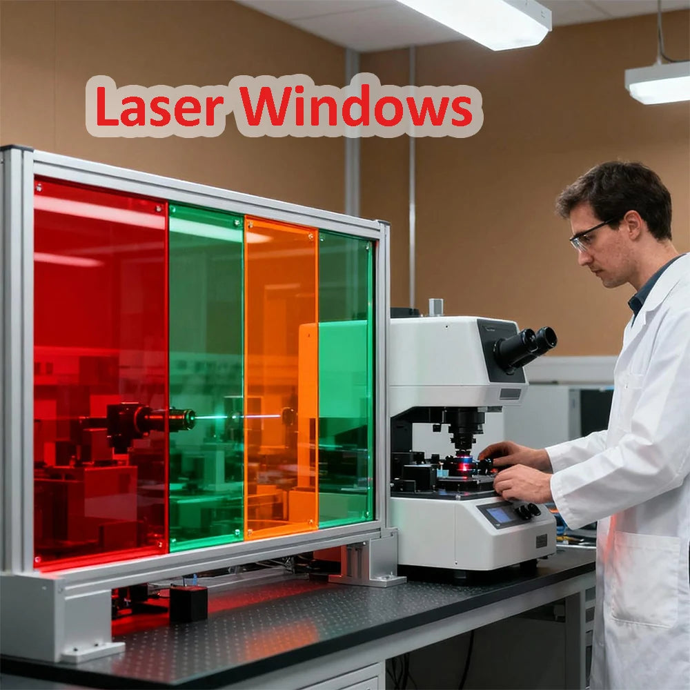 Laser Safety Windows Protective Shield 532 nm 1064 nm UV IR laser safety viewing filter cutting welding engraving window Vue