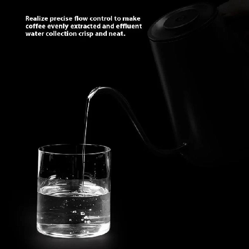 Timemore Fish Pro X 900ml Competition Temperature Control Pot Stainless Steel Electric Hand Flushing Pot Hand Brewed Coffee Pots Vue