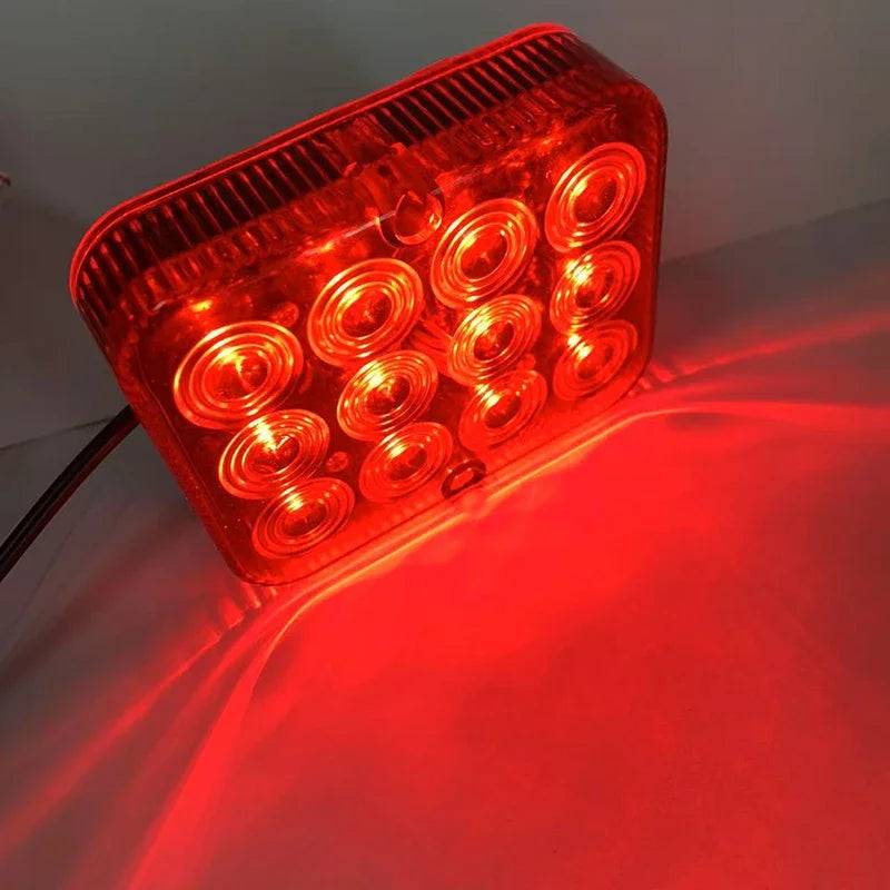 12V 24V 12 LED Waterproof Rear Tail Fog Light Driving Lamps Safety
