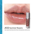 Girlcult Unreal Lip Gloss JK Series,Silky Glassy Texture,Lightweight Non-Sticky,Shimmer Highlighting,Long-Lasting Color,Sparkle Vue JK02 Endless Summer