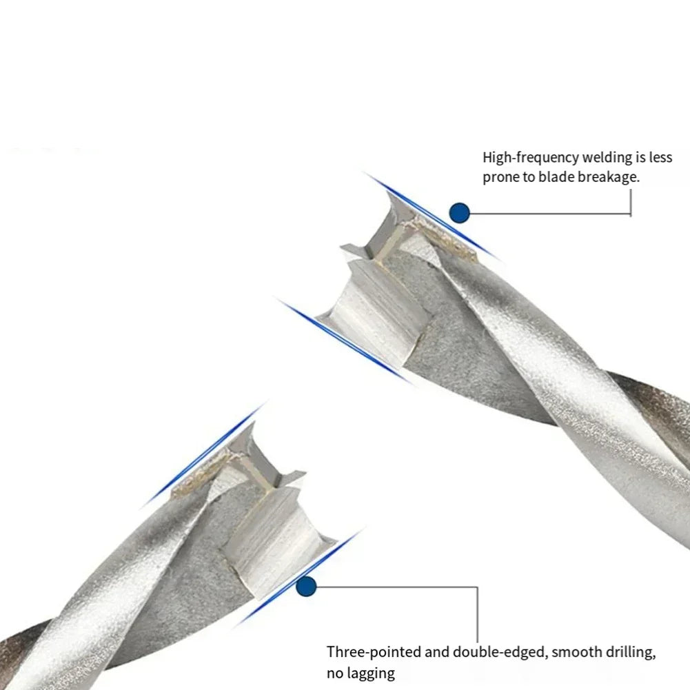 Hexagonal Handle Brad-Point Wood Drill Bit 6.5–10MM Wood Drill Bit Vue
