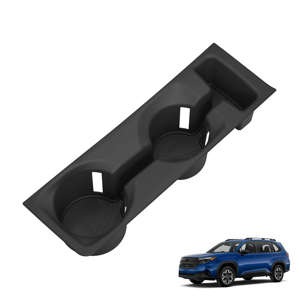 Smabee Left Drive for Subaru Forester 2026+ Central Console Water Cup Holder TPE Drinks Storage Case Car Interior Accessories Vue