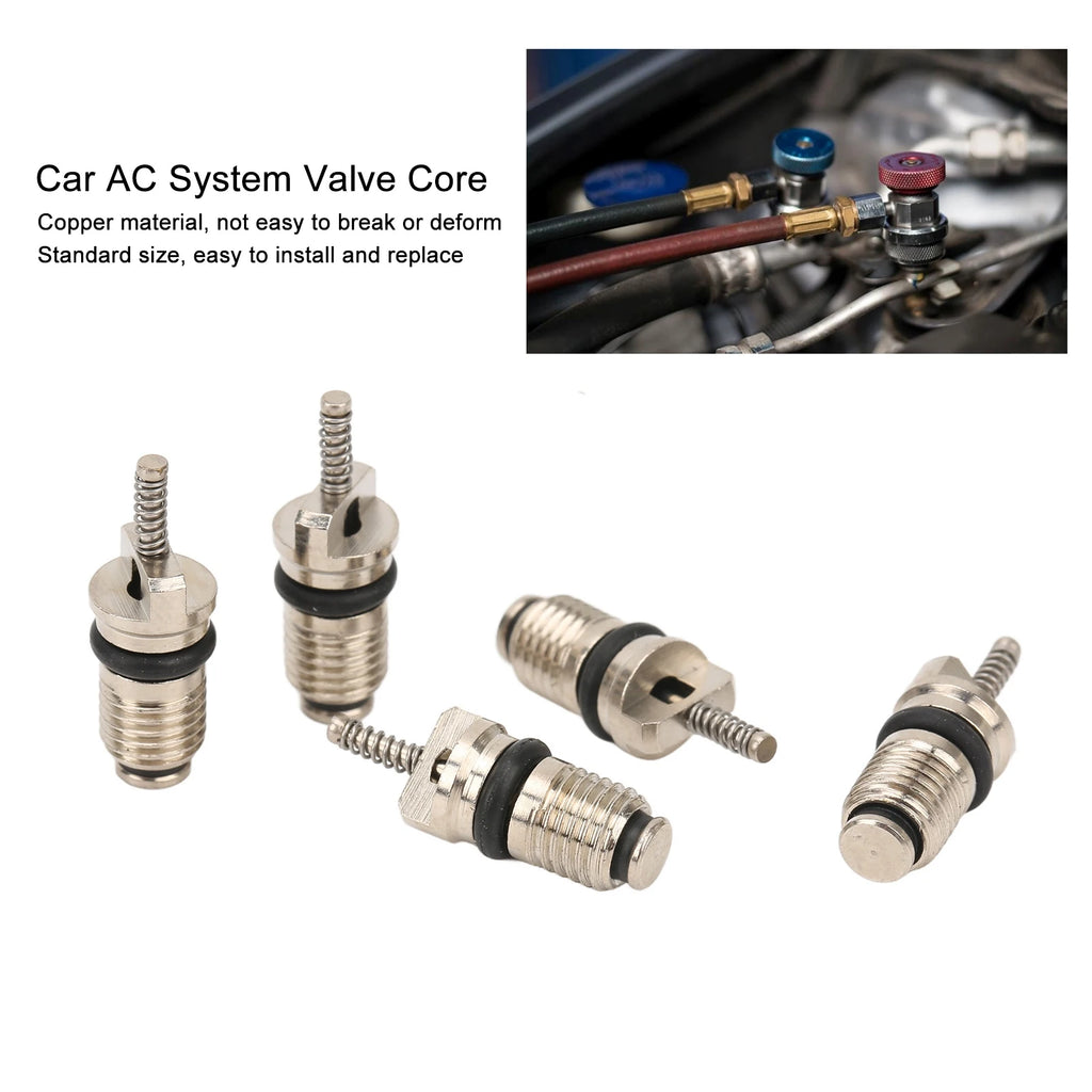 Automotive A/C valve core repair kit suitable for high-pressure valve stems in R134 series automotive conditioning systems Vue