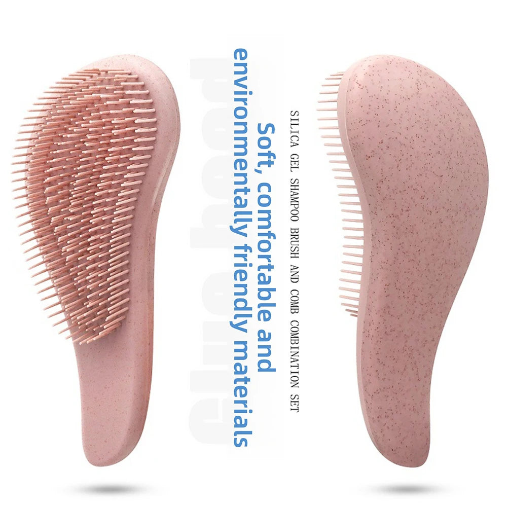 1pc Magic Detangling Hair Comb Anti Static Hairdressing Comb Girls Hair Comb Scalp Massage Hair Brush Hair Styling Accessories Vue