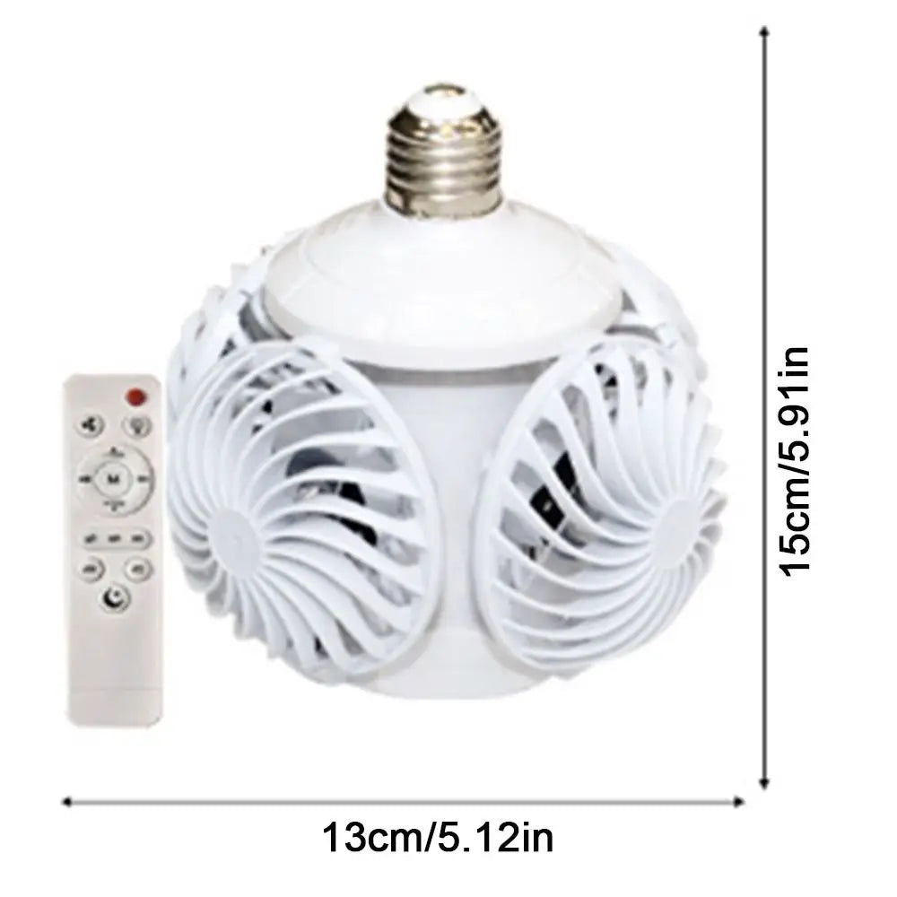 2 in 1 LED Ceiling Fan Light Wind Speed Adjustable with Remote Control Remote Control Aircraft Shaped Fan Light Quiet Vue