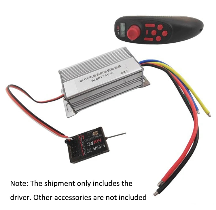 6-60V BLDC Brushless Motor Driver Model Aircraft Motor Controller Motor Regulator 500W Motor Forward and Reverse Control Module Vue