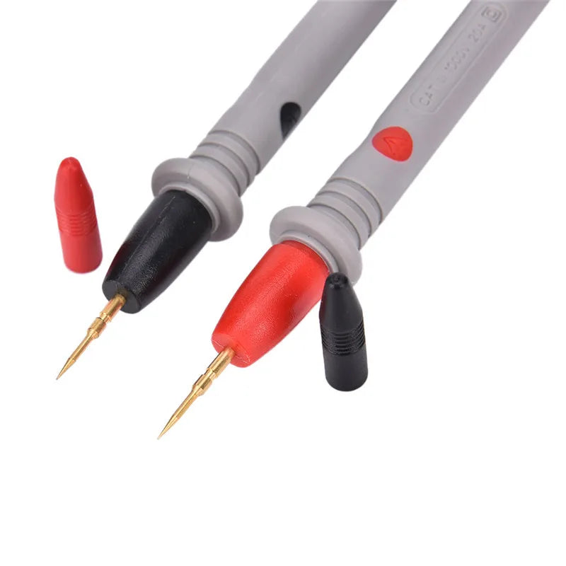 2pcs 20A 1000V Probe Test Leads Pin For Digital Multimeter Needle Tip Multi Meter Tester Lead Probe Wire Pen Cable Vue