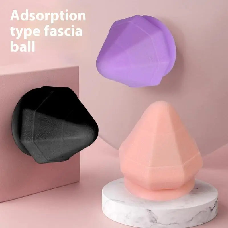 Multi-Function Wall-mounted Fascia Cone Suction Cup Wall Massager For Back Muscle Relaxation Arm Foot Massager Trigger Point Vue