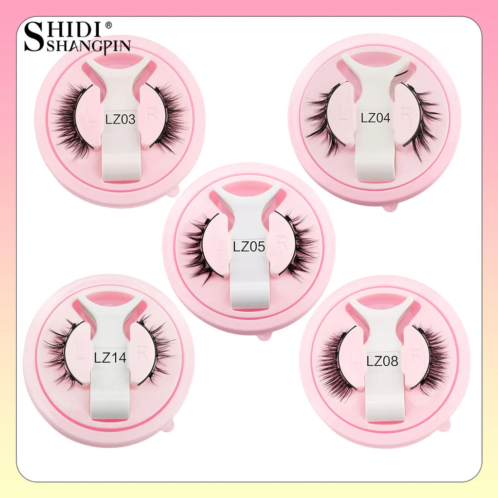 Manga Magnetic Eyelashes Reusable Cat Eye Magnetic Lashes Sensitive Eye Friendly Natural Curler Cosplay False Lashes Makeup Tool Vue