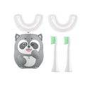 Children U Shape Sonic Electric Toothbrush for Kids Rechargeable 360 Degrees Automatic Tooth Brush with Replace Head Smart Timer Vue 7-15 years old