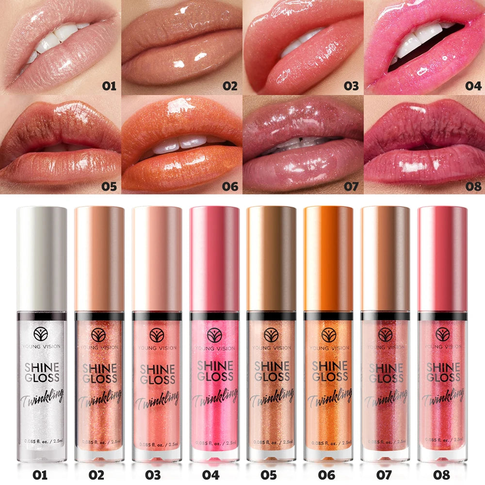 Watery Glossy Color Burst Lip Nectar Lovely Little Shaved Ice Lip Dew Fine Glitter Lip Gloss Water Gloss Lip Mirror Lip Glaze Vue