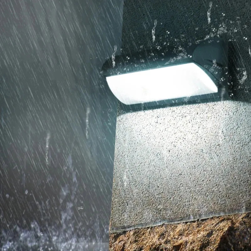 LED Motion Sensor Outdoor Wall Light – Retro 24W Lamp Motion Sensor Wall Light Vue