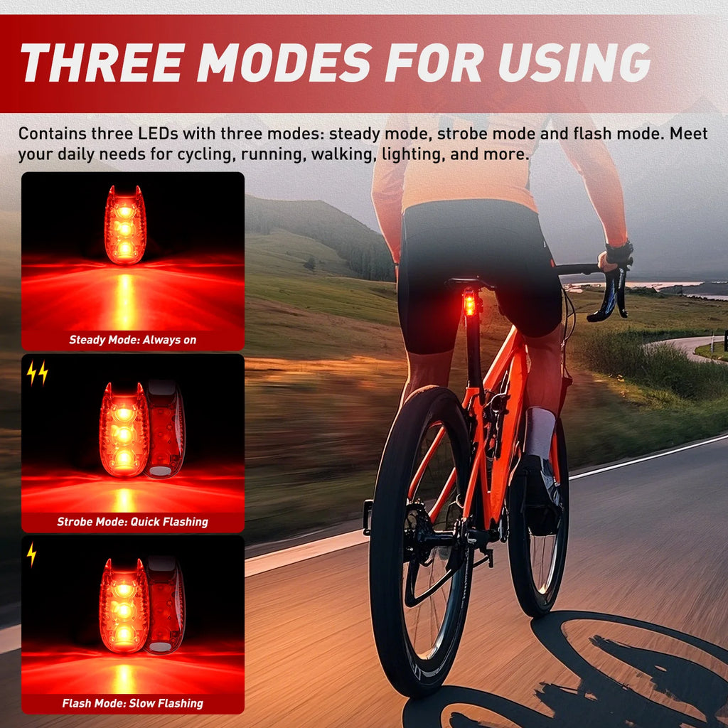 Nilight Bright USB Rechargeable Bicycle Light, Waterproof Bike Front/Rear Lights For Night Riding,Bicycle Headlight For Cycling Vue