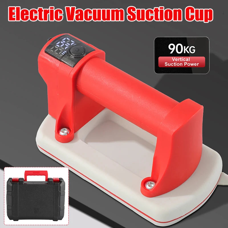 Electric Vacuum Suction Cup 90KG Bearing Capacity Heavy Duty Vacuum Lifter for Glass Tile Granite Manual Lifting Magnets Tools Vue