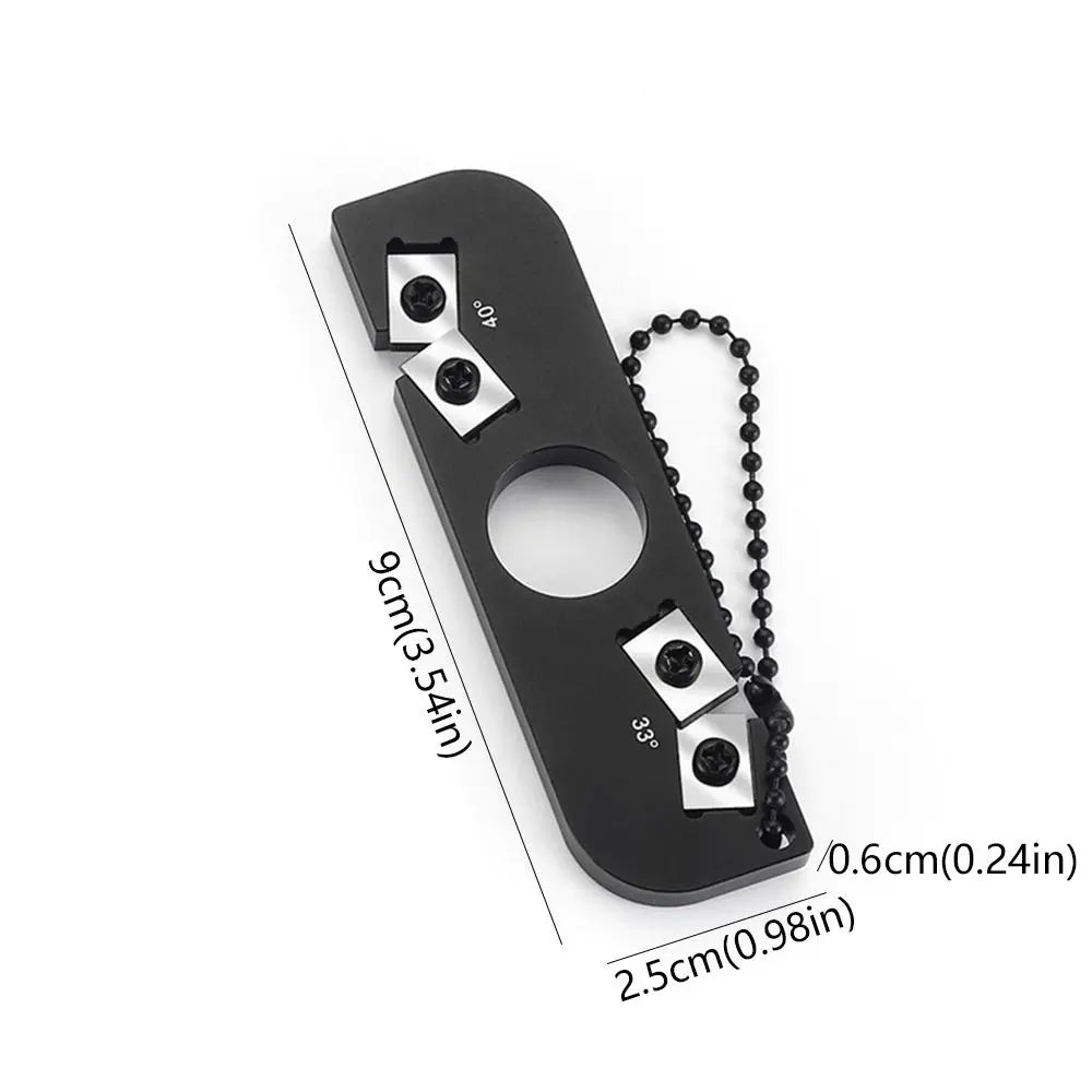 Portable Professional Knives Sharpener Multi-functional Convenient Whetstone Quick Cutter Sharpener For Outdoor Vue