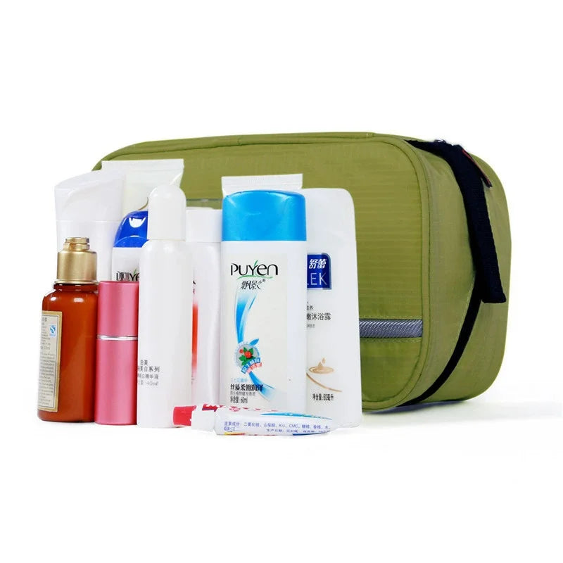 New Hanging Toiletry Bag Travel Toiletry Wash Organizer Kit for Men Women Cosmetics Make Up Sturdy Hanging Hook Shower Bags Vue