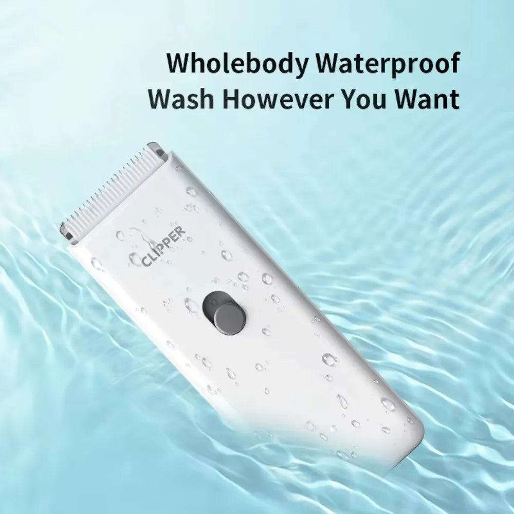 Pet Haircutting Professional Dog Hair Clipper Waterproof Wireless Pet Hair Trimmer Low Noise Mute Cat Grooming Clipper Home Use Vue