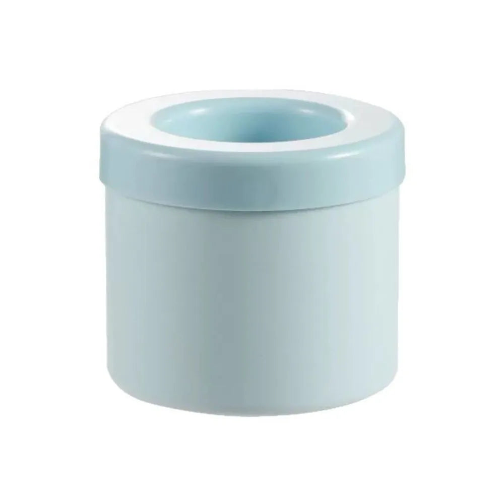Creative Silicone Ice Cube Mold Quick Freeze Cylinder Cup Reusable Vue Blue