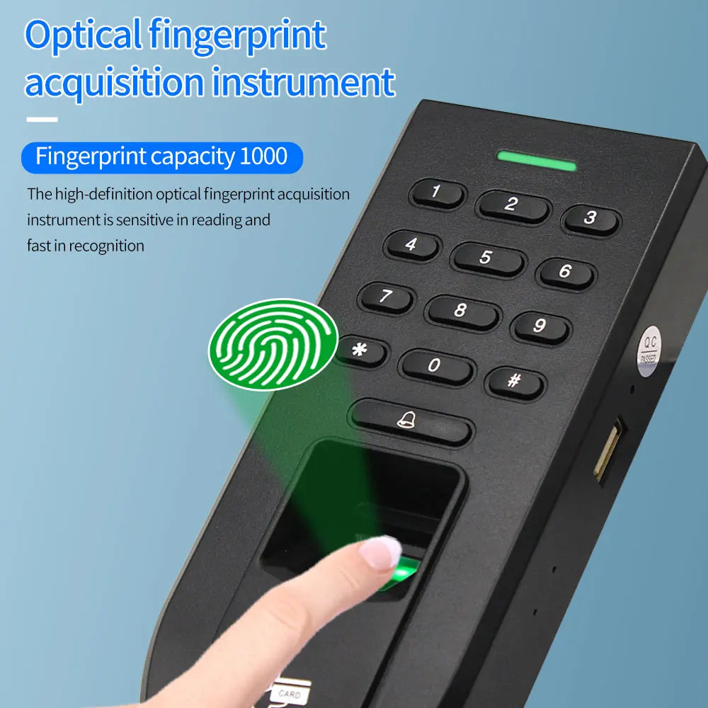 New Quality Biometric Keypad Fingerprint Access Control Machine Digital RFID Card Reader Scanner Sensor For Electric Door Lock Vue