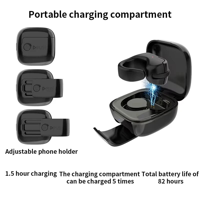 Ring Mouse Rechargeable Mini Light Weight Bluetooth 2.4G Dual-Mode Wide Compatible Remote Control Selfie Scan Short Video Speech Vue