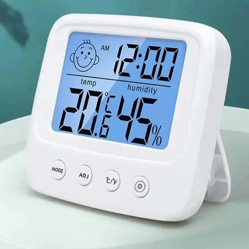 1pc New LCD Digital Temperature Humidity Meter Backlight Home Indoor Electronic Hygrometer Thermometer Weather Station Vue