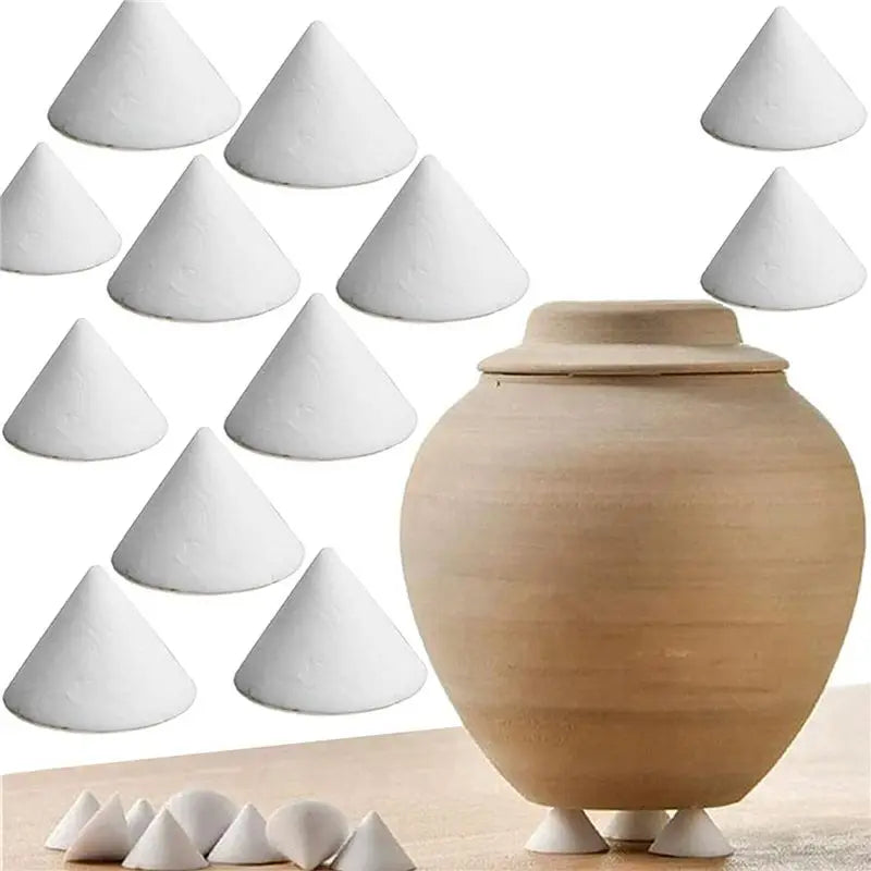 ABKW-60Pcs Pottery Kiln Moveable Nails Refractory Support Nails High Temperature Reusable Resistant Pottery Tools Vue