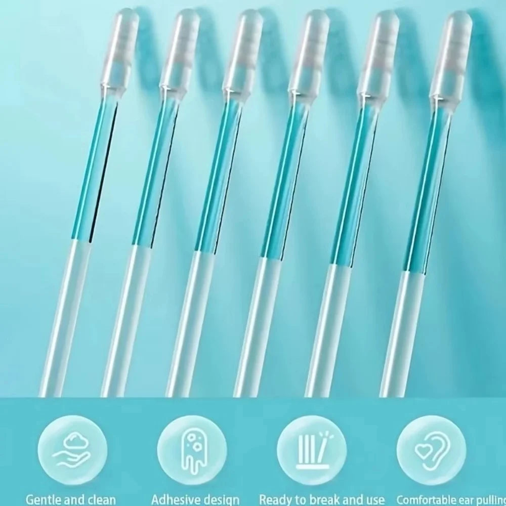 Soft Silicone Sticky Ear Wax Removal Tool Disposable Reusable Ear Cleaner Spoon Cotton Swabs For Adults Kids Ear Cleaning Tool Vue