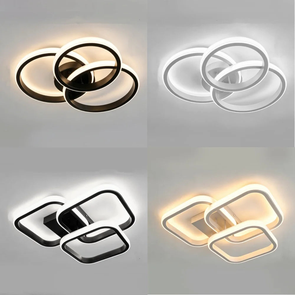 LED Ceiling Lamp Modern Style Geometric Shape Aisle Corridor Light Wall Light Kitchen/Bedroom Lighting White/Warm Light Vue