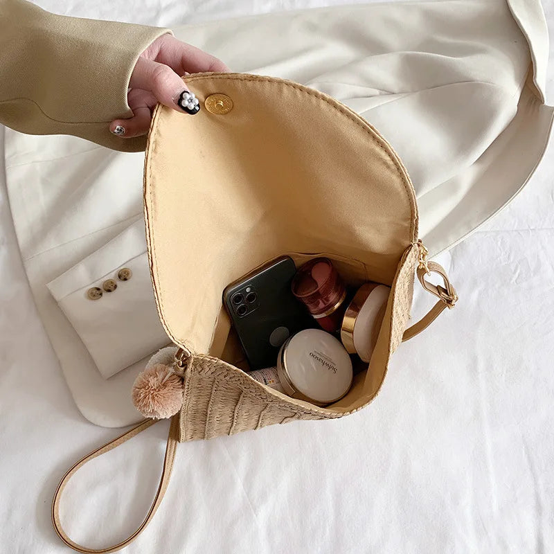 Casual Women Envelope Clutch Bags Lady Fashion Crossbody Bag Beach