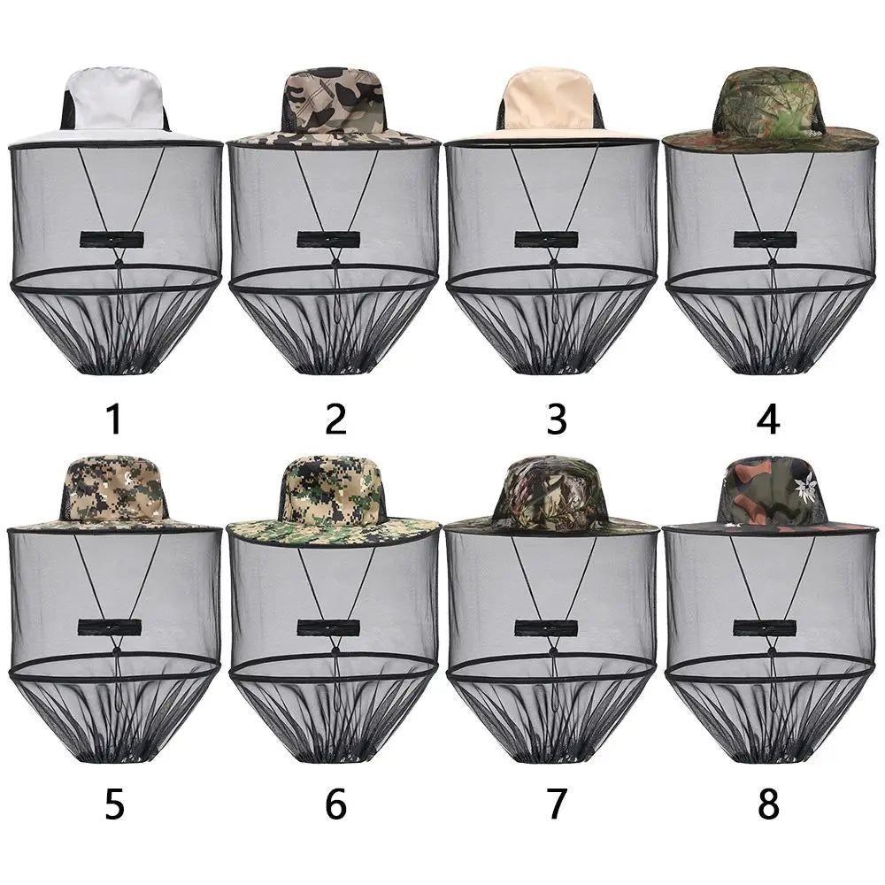 Fashion Casual Insect Bee Protection Foldable Fishing Cap Mosquito Vue