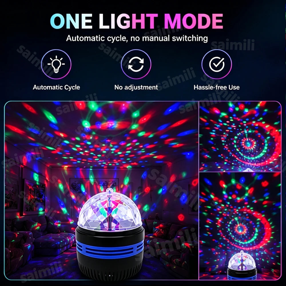 RGB Starry Sky Projector Lamp USB Plug Play Colorful Aurora Night Light For Gaming Room Home Theater Wall Decor Vue