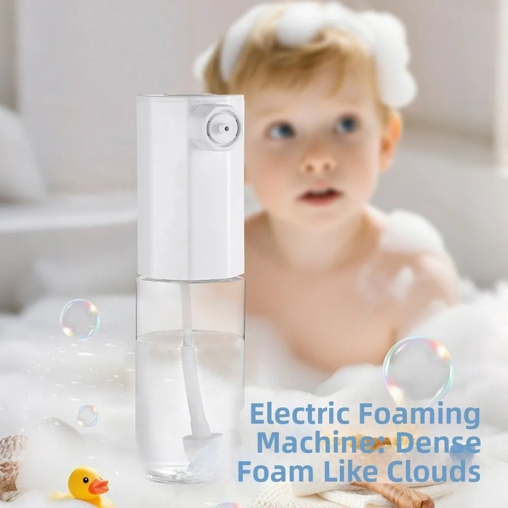 Automatic Foaming Soap Dispenser Refillable 300ML Foam Hand Dispenser Rechargeable Foaming Artifact Electric Foam Dispenser Vue