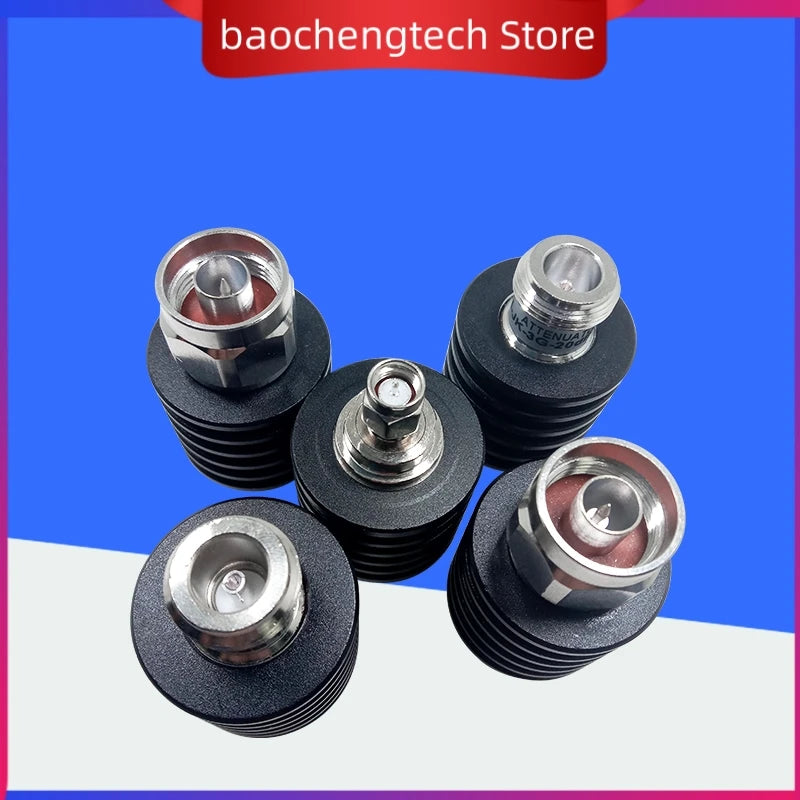 RF 3 5 6 10 15 20 30dB 40DB 10W N-type attenuator DC-3Ghz RF attenuatorcoaxial 5W 2W DC-4G 20W 10DB 20Db 30db fixed attenuator Vue