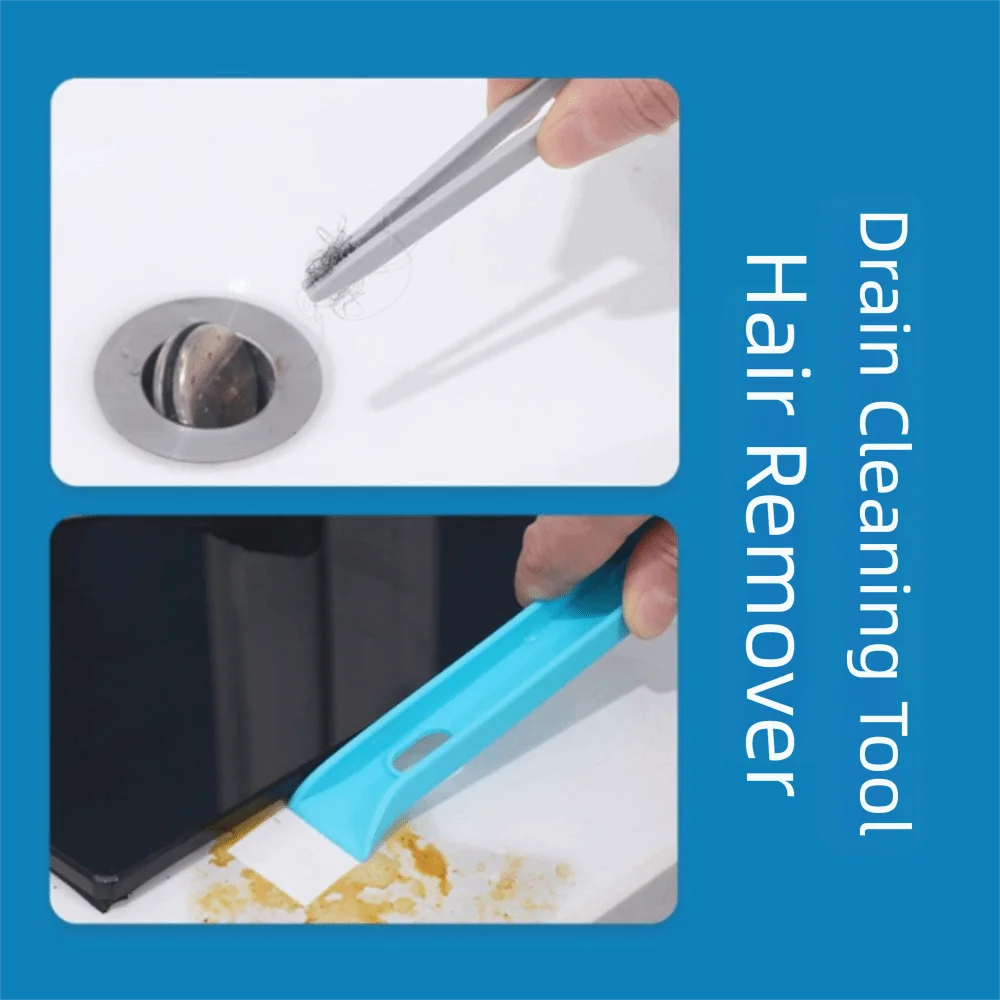 Hard Bristle Brush Rotary Multi-functional Set With Clip Scraper 360° Rotating Multi-Purpose Tile Cleaning Brush One Swipe Clean Vue