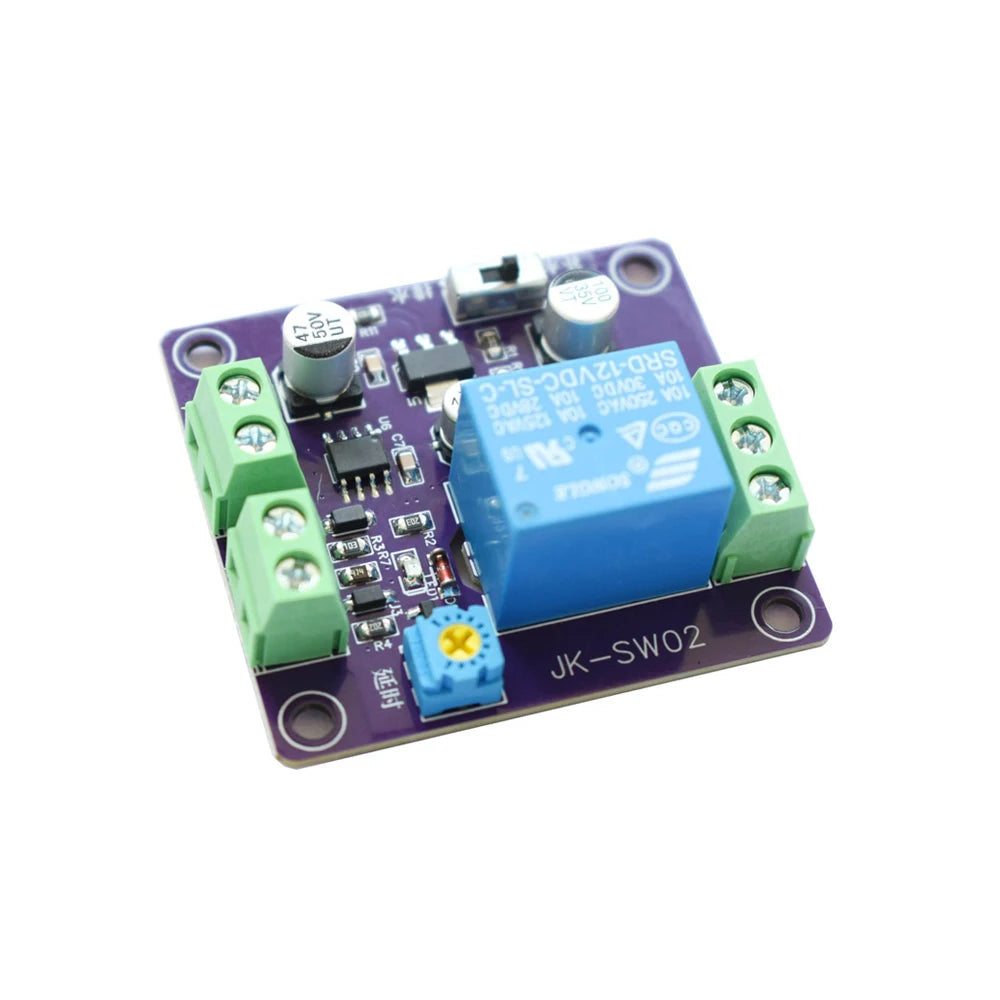 Single Channel Liquid Level Probe Relay Module DC12‑24V Water Level Controller Adjustable Dela for Water Tank Pump Control Vue