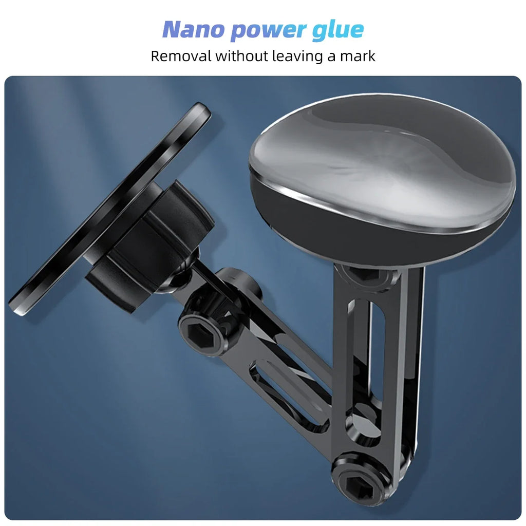 360° Rotate Metal Holder Strong Magnetic Car Phone Holder Foldable Phone Stand Air Vent Magnet Mount GPS Support For Phone Vue