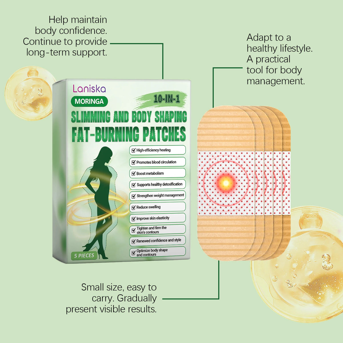 Body Care Patch - Infused with Hydrating Ingredients, Gently Moisturizes & Nourishes Skin, Daily Body Care Patch Vue