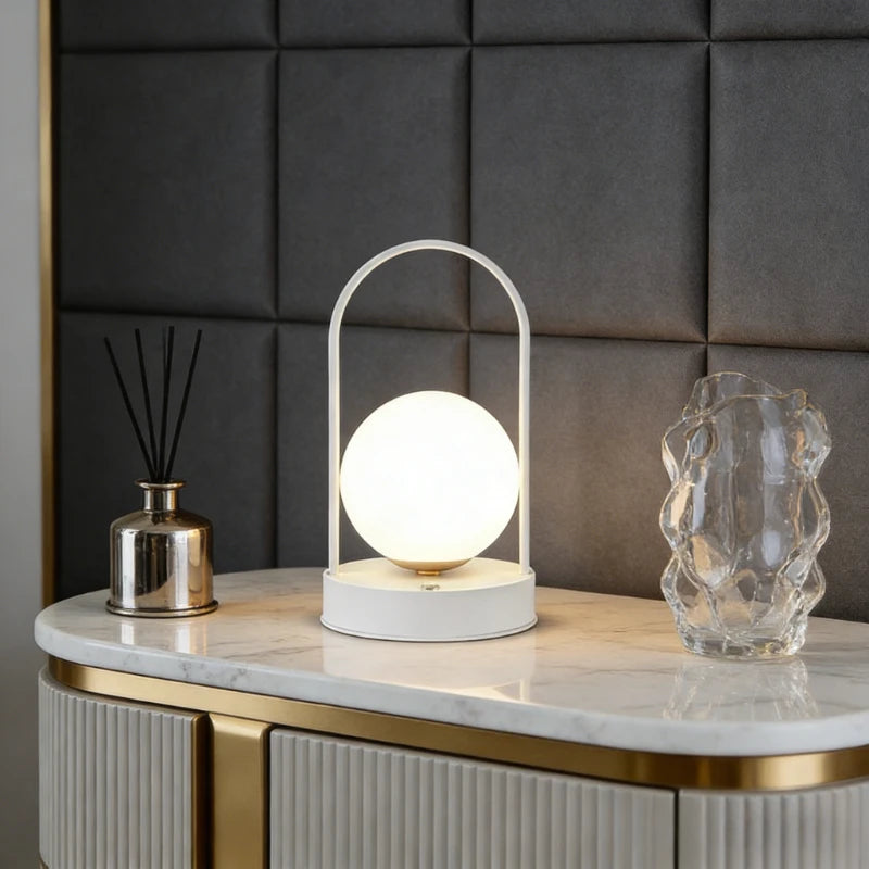 Portable Table Lamp Night Light Outdoor Camping Light Stall Light Nordic Modern Bedroom Bedside Lamp Vue