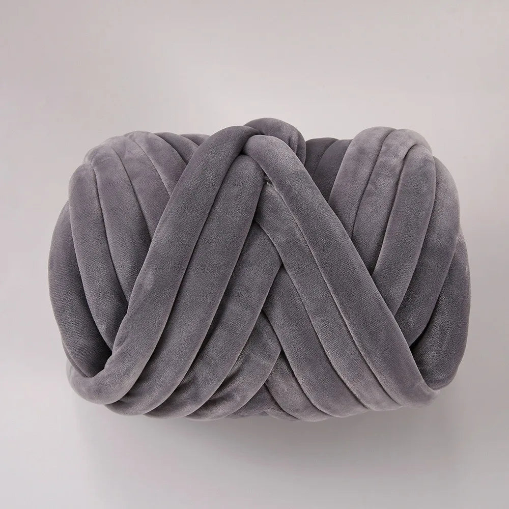 Chunky Velvet Finger Loop Yarn 500g – 3cm Thick Arm Knitting