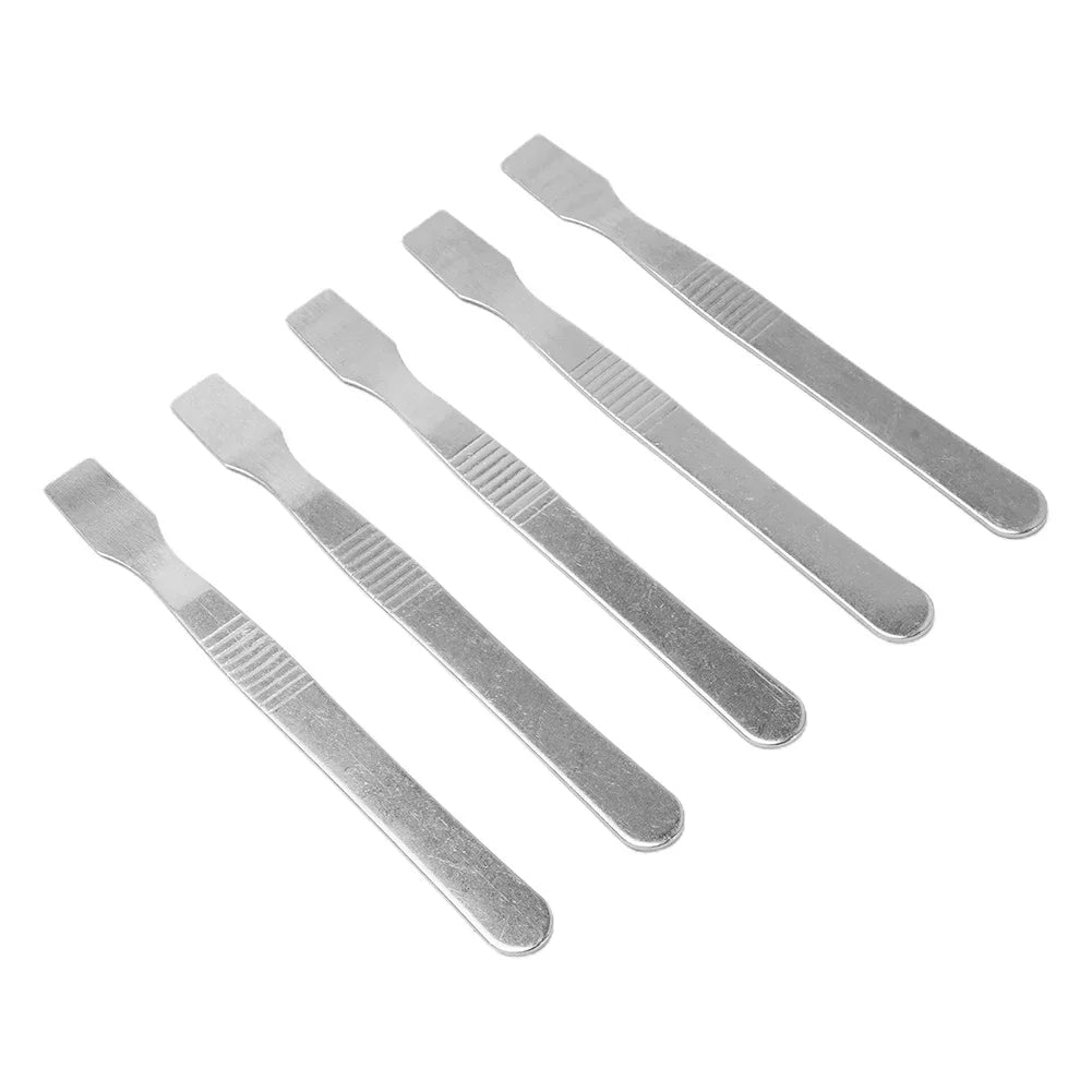 5Pcs Metal Spudger Crowbar Phone Repair Tools 120x11mm Stainless Steel Solding Paste Electronic Disassemble Crowbars Vue