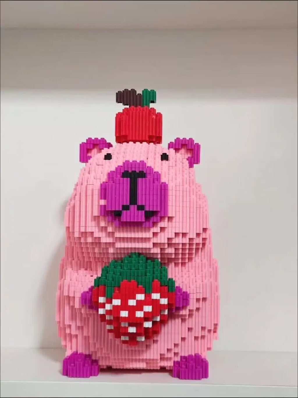 Super sized Capipara giant capybara birthday doll Capipara bubble tea building set for children aged 14 and above Vue