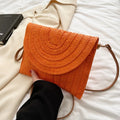 Summer Travel Beach Bag Straw Woven Clutch Fashion Designer Crossbody