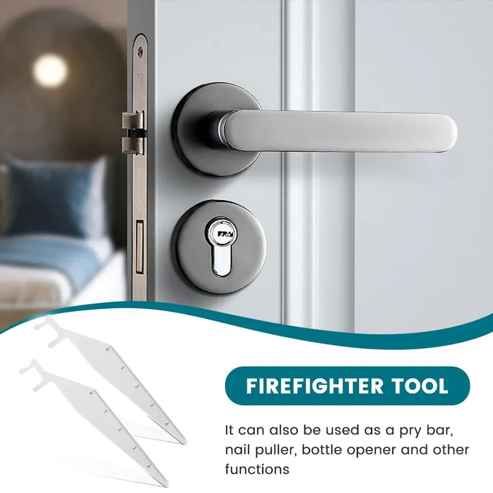 1PC Multipurpose Leverage Tool , Firefighting Tools, Multipurpose Leverage Tool, Spring Steel Pry Tool Spring Steel Pry Bar Vue