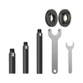 ABKW-Extension Rod Pressure Plates Wrenches Kit 5/8"-11 For Angle Grinder For Angle Grinders And Polishing Machines Tools Vue As Shown No plug